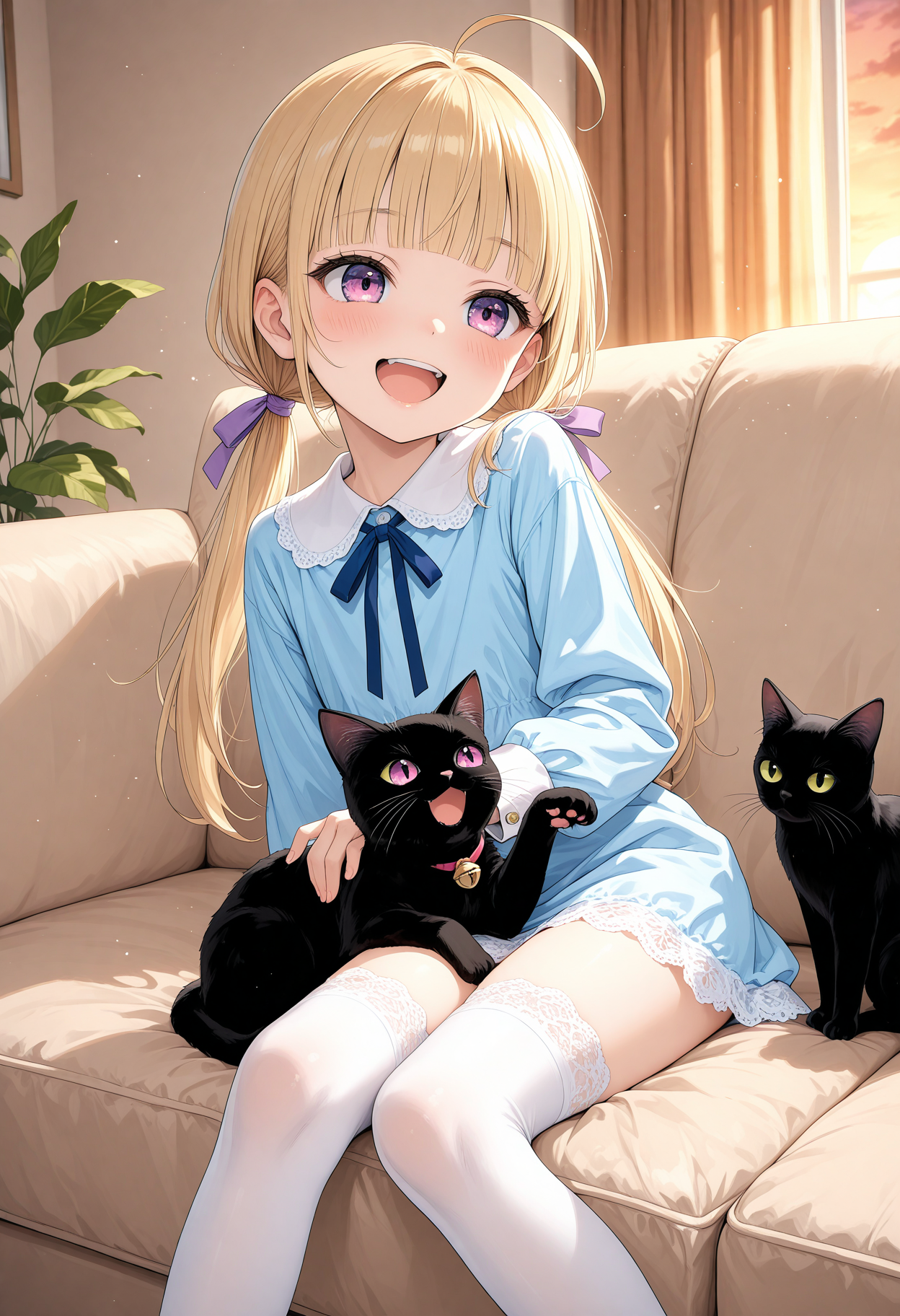 猫と一緒 | の人気AIイラスト・グラビア