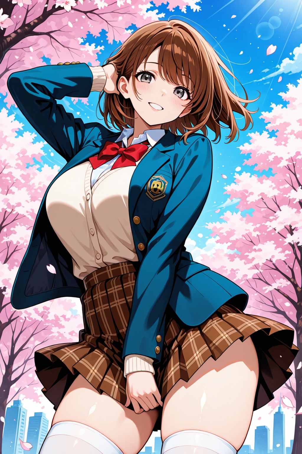 女の子と桜 2026　その５ | の人気AIイラスト・グラビア