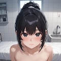 簡易ベッドの女の子 2枚目