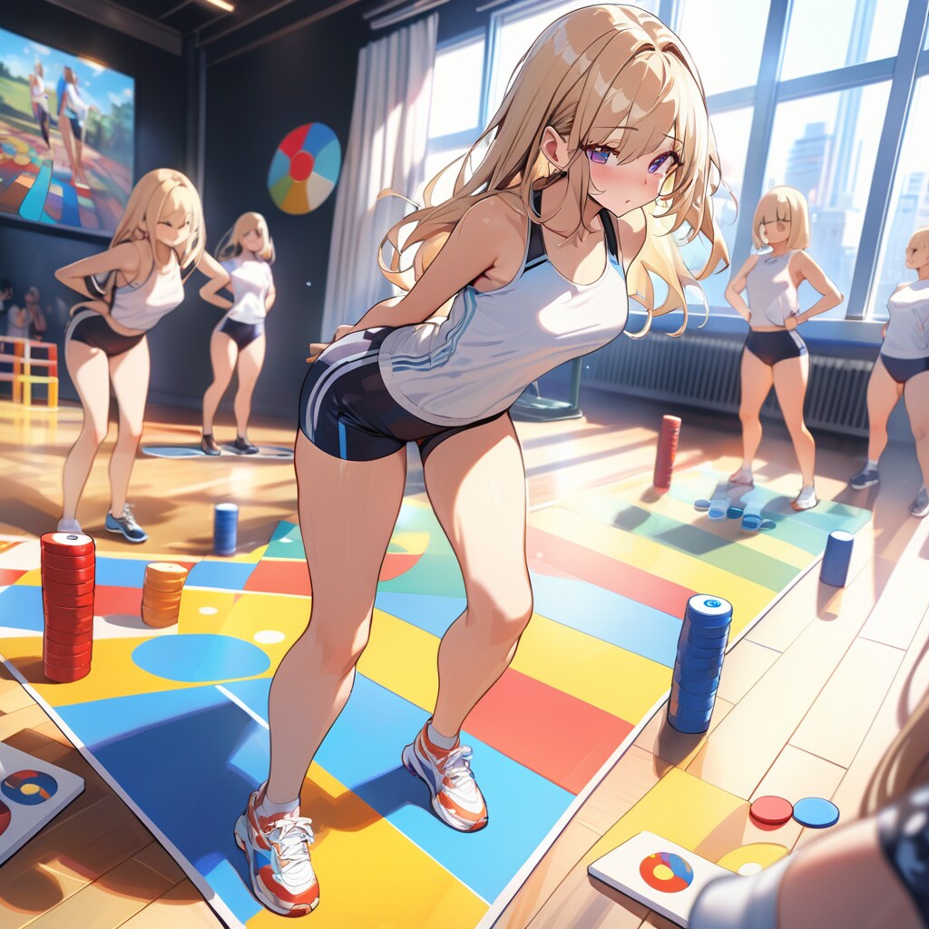 バランスゲーム？の金髪ちゃん