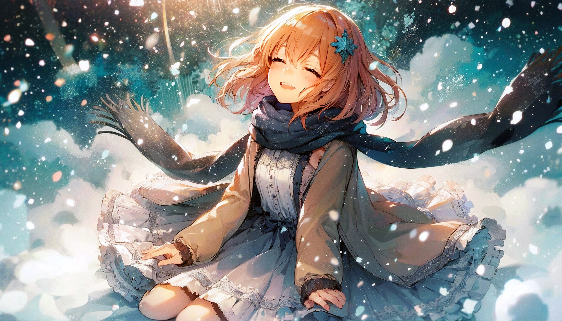 雪と少女44