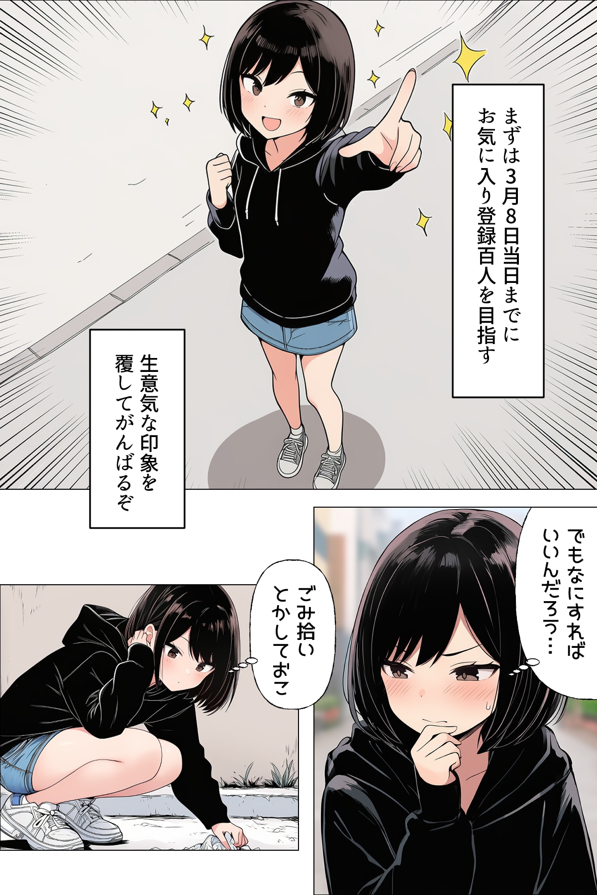 【短編漫画】生息さんの好感度2
