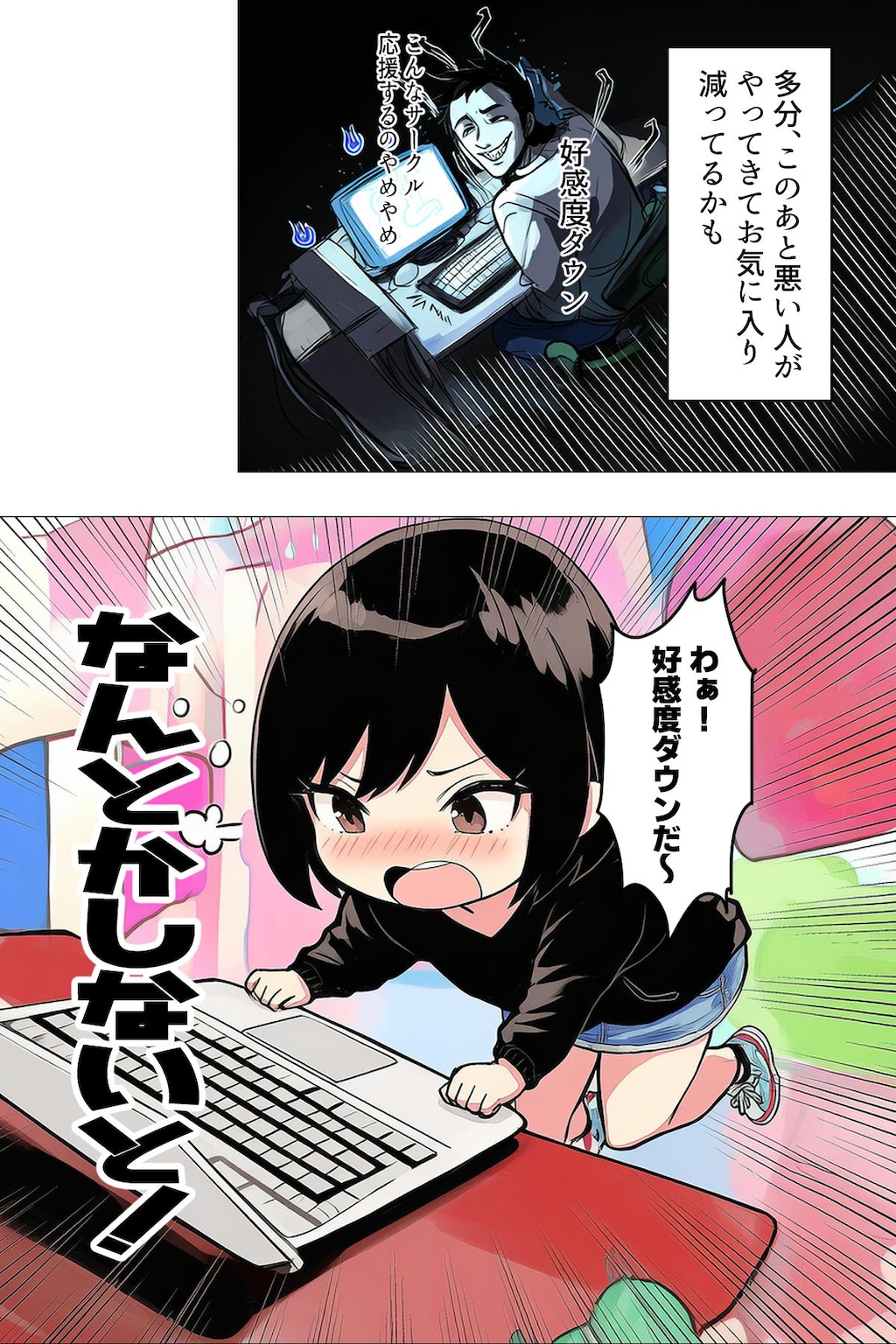 【短編漫画】生息さんの好感度2