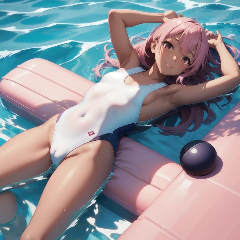 お兄ちゃん明日もプールまで送ってね～１年中暇でしょ～