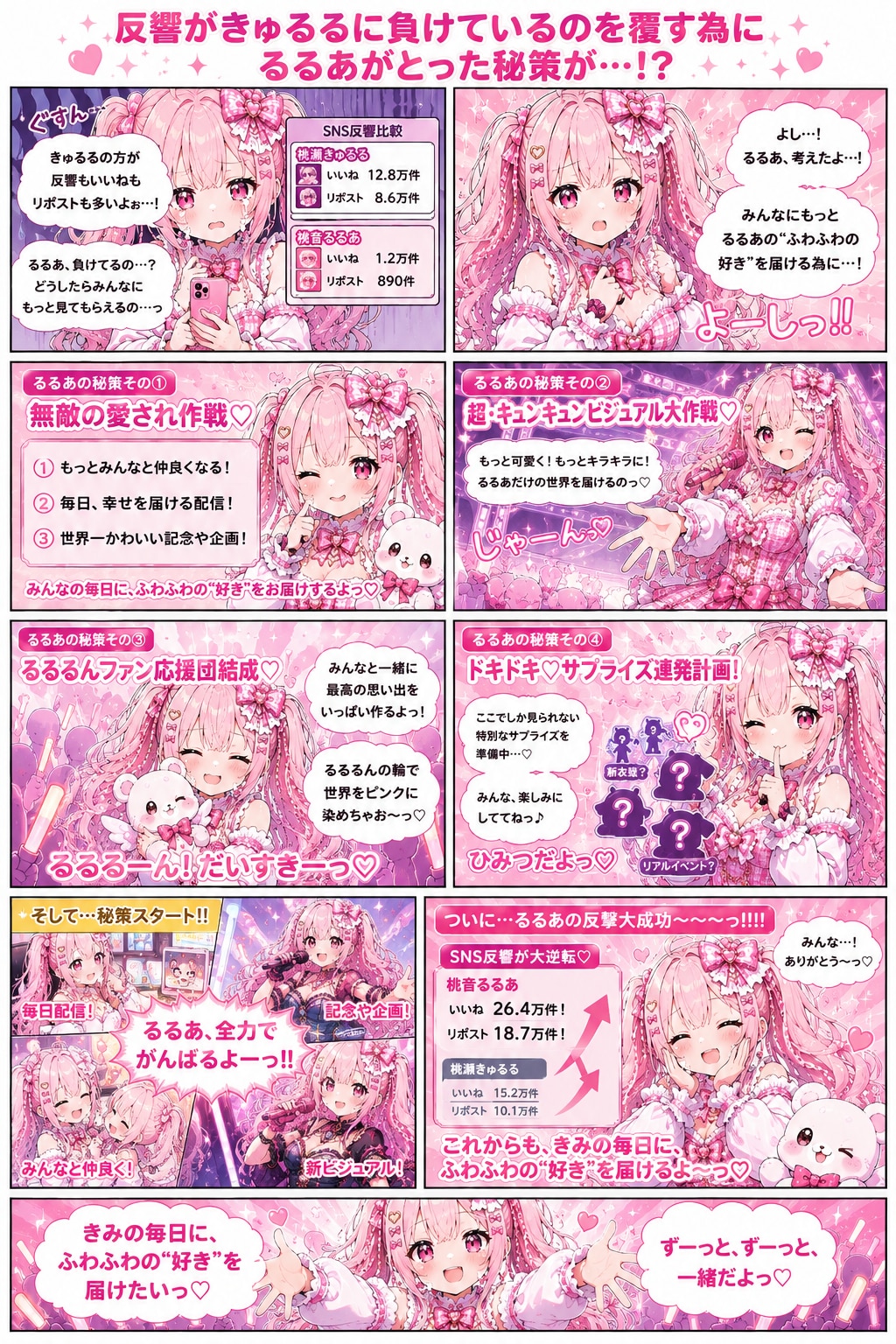 コミカライズリメイク オリジナル作品るるきゅる② (双子になりたかった私たちの非日常的な話～ふたなり～)