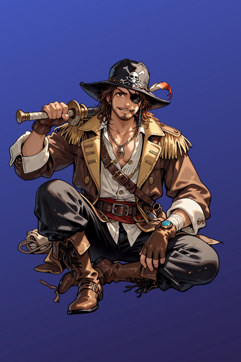 パイレーツ・オブ・カリビアンのジャック・スパロウを生成チャレンジ！ | の人気AIイラスト・グラビア