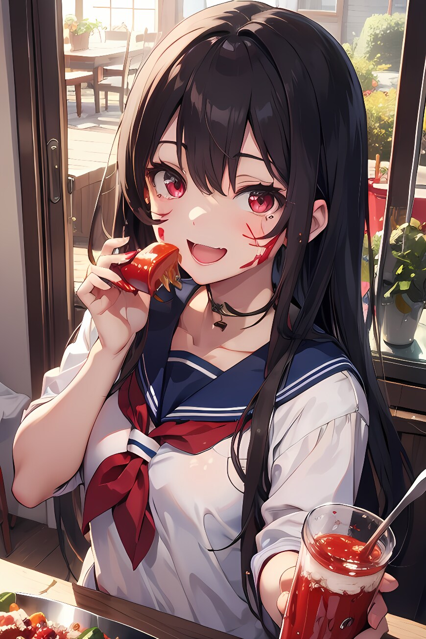 ただのケチャップですよ～