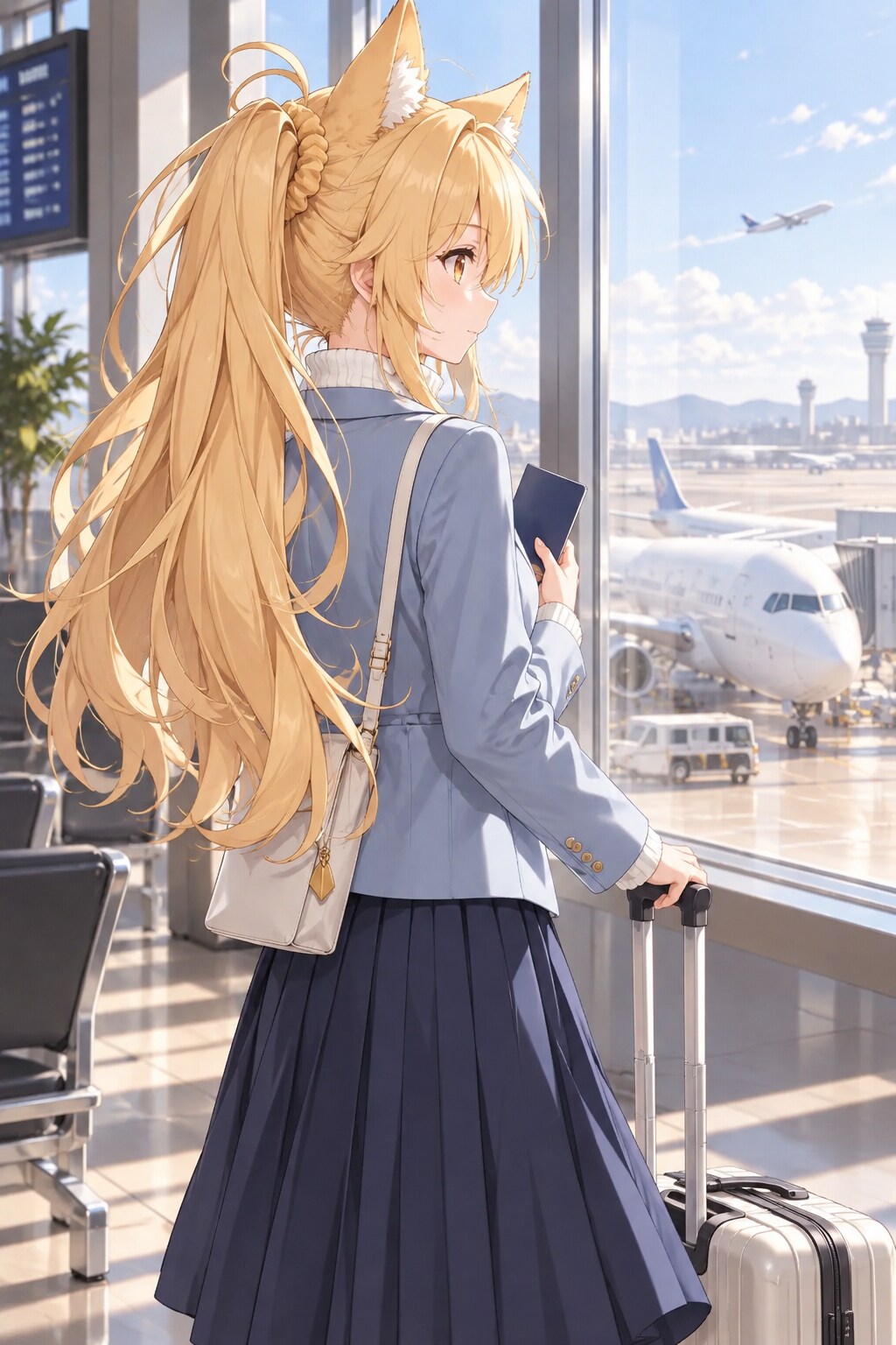 フライト前のミラ | の人気AIイラスト・グラビア