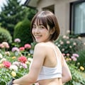 隣家の奥さんの庭のお手入れスタイル④ 4枚目