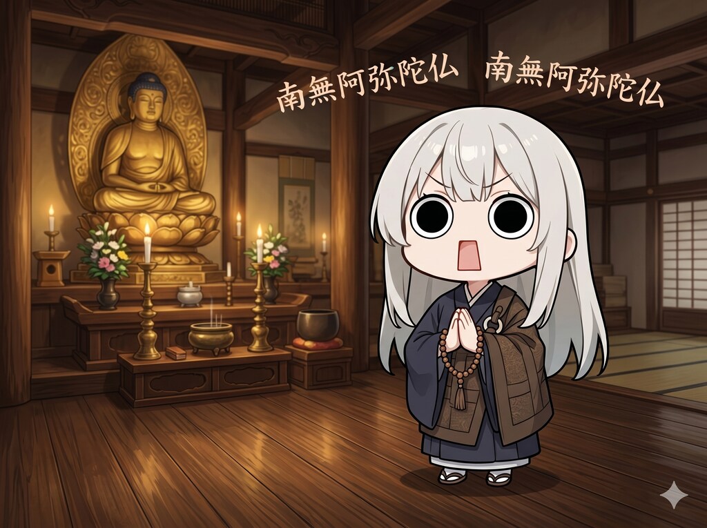 24時間不断念仏会結願えらいこっちゃ嬢