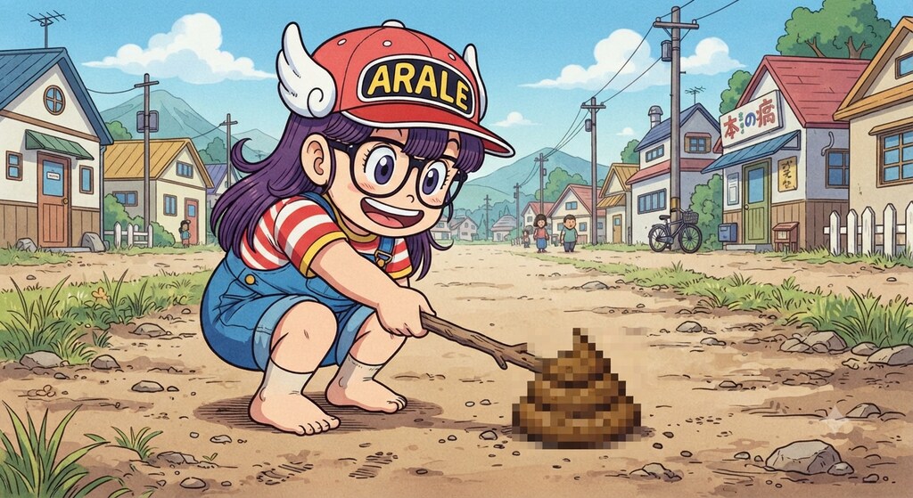 つんつん！💩