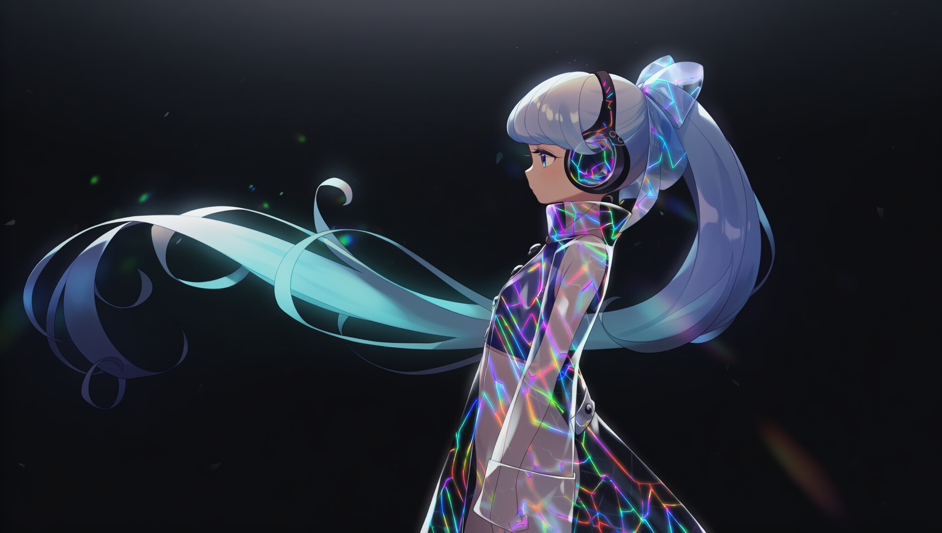 彼女は電子回路の服を着て | の人気AIイラスト・グラビア