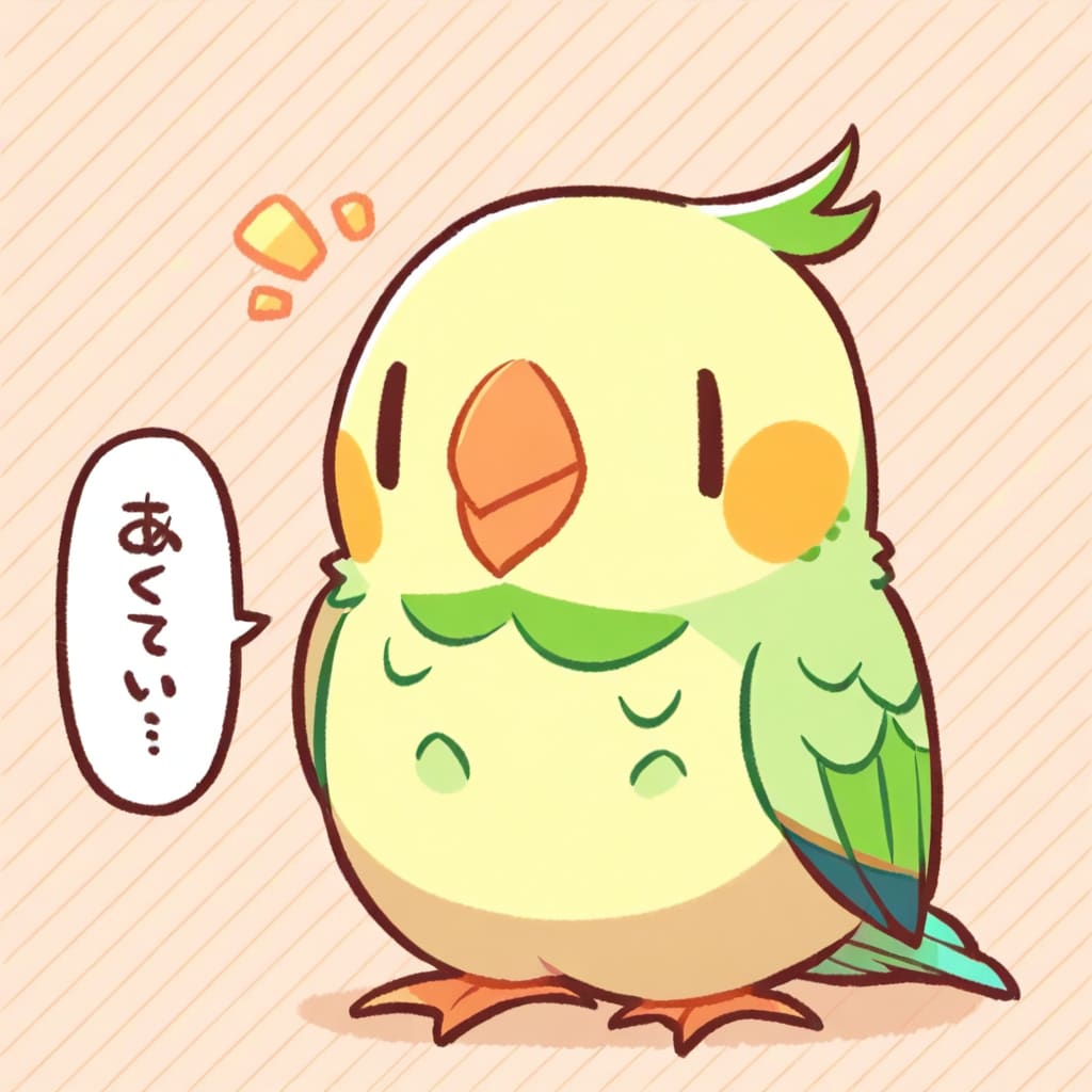 喋るオウムとインコ
