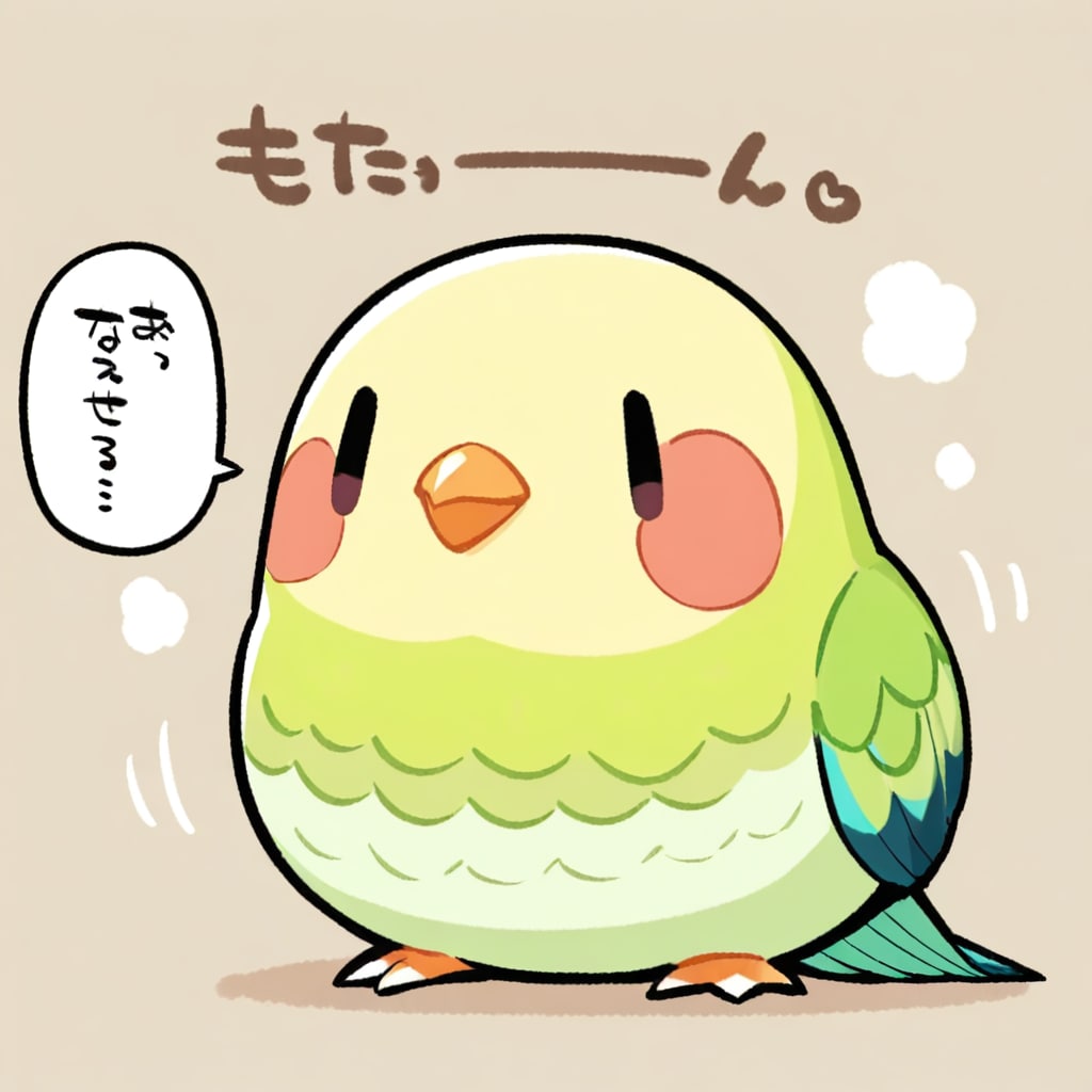 喋るオウムとインコ
