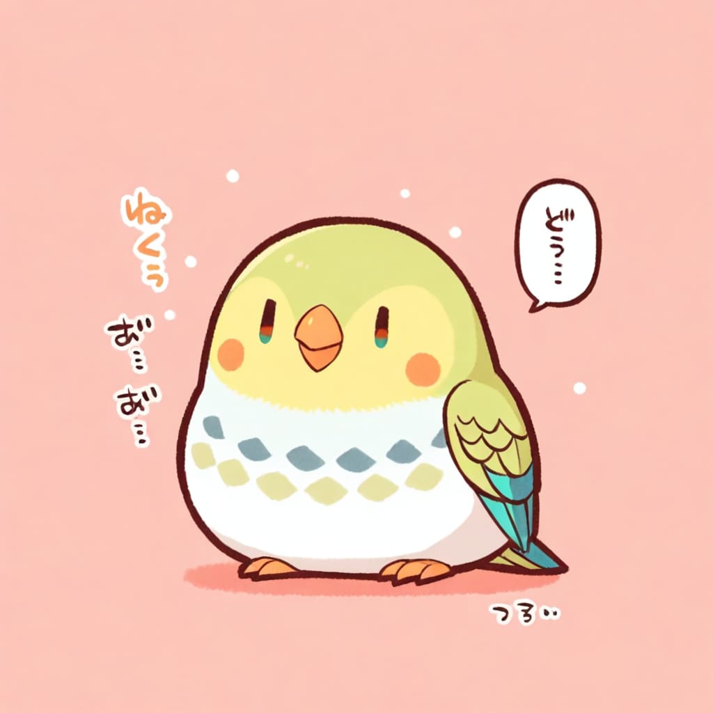 喋るオウムとインコ