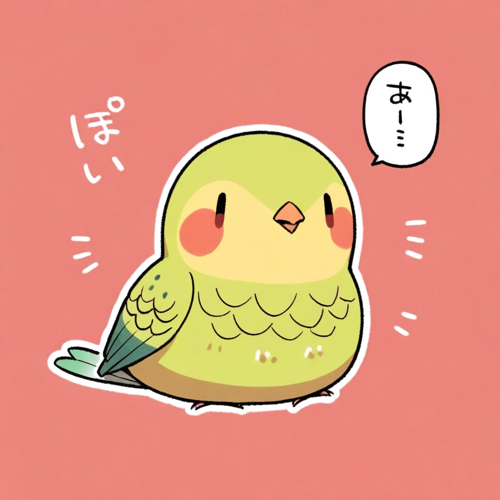 喋るオウムとインコ