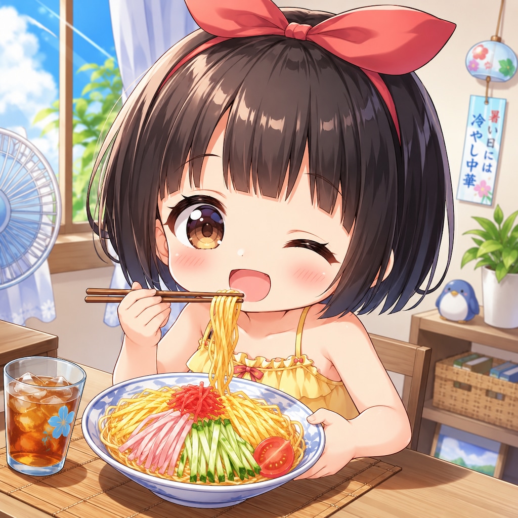 今年最初の冷やし中華！