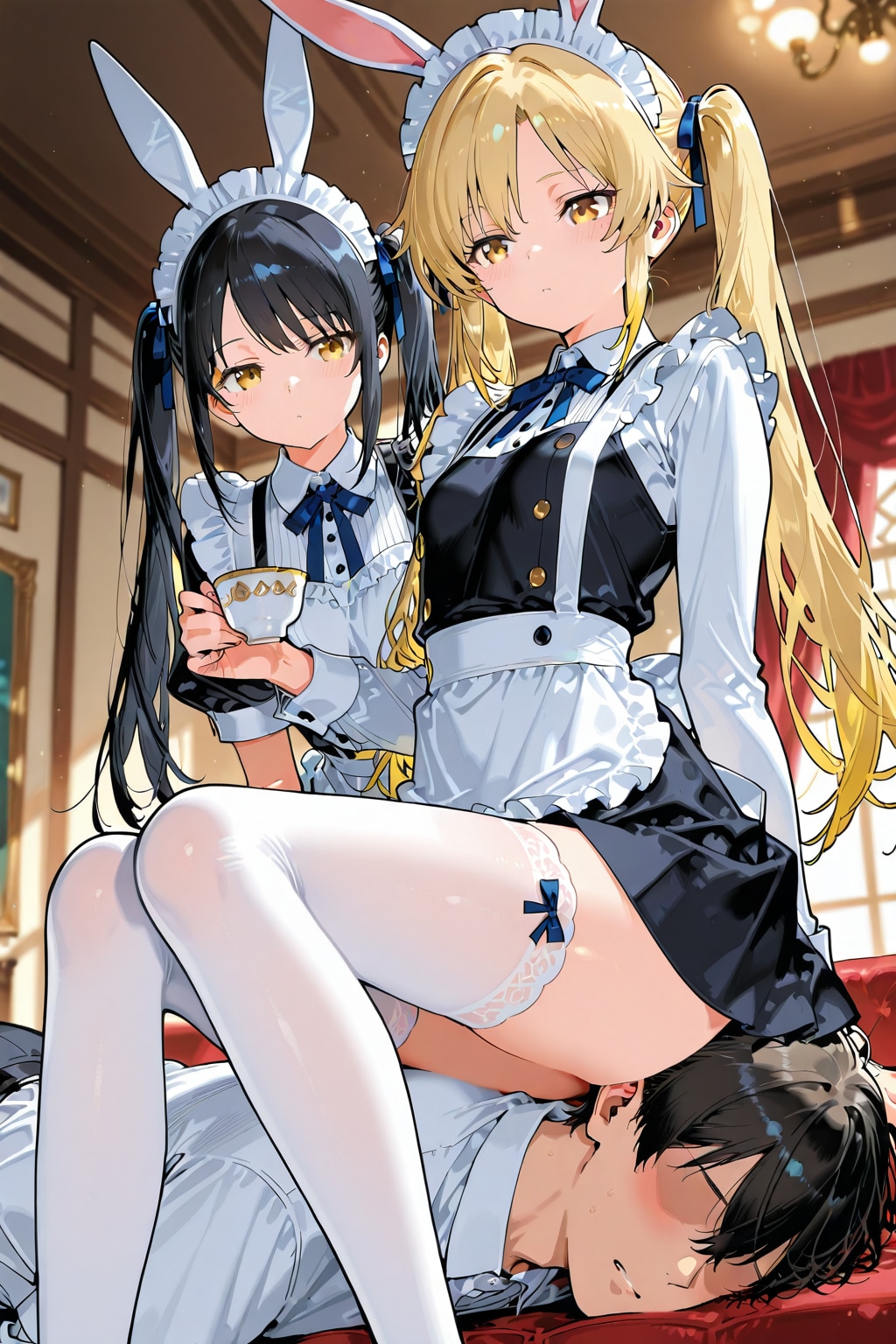 優雅なティータイム | の人気AIイラスト・グラビア