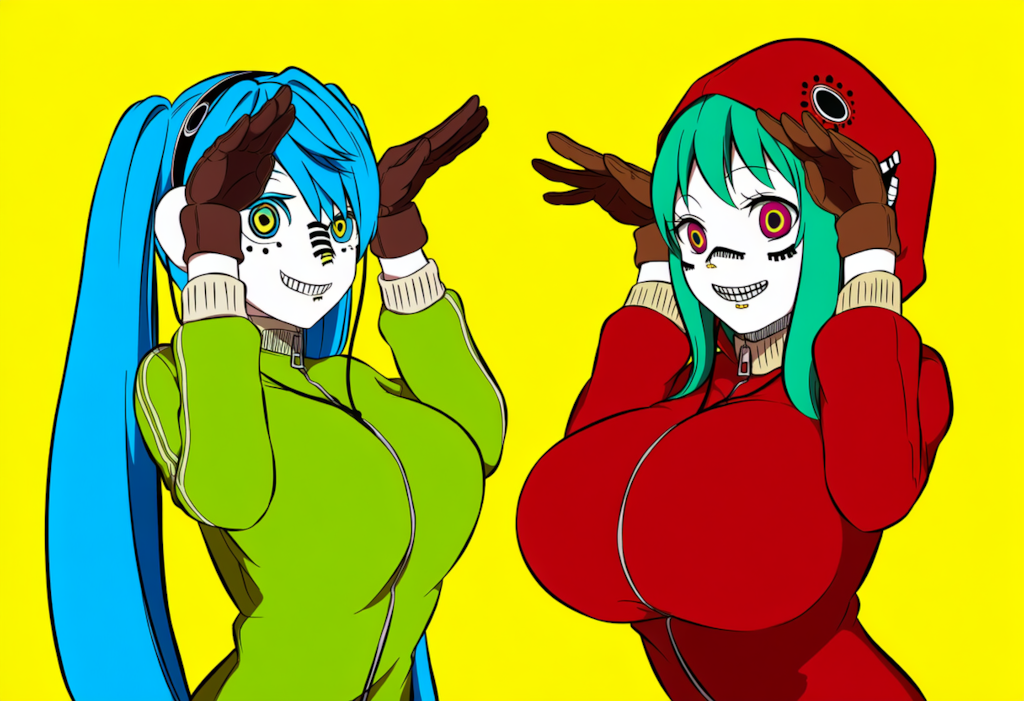 ボカロ　マトリョシカ　初音ミク　GUMI（爆乳版）