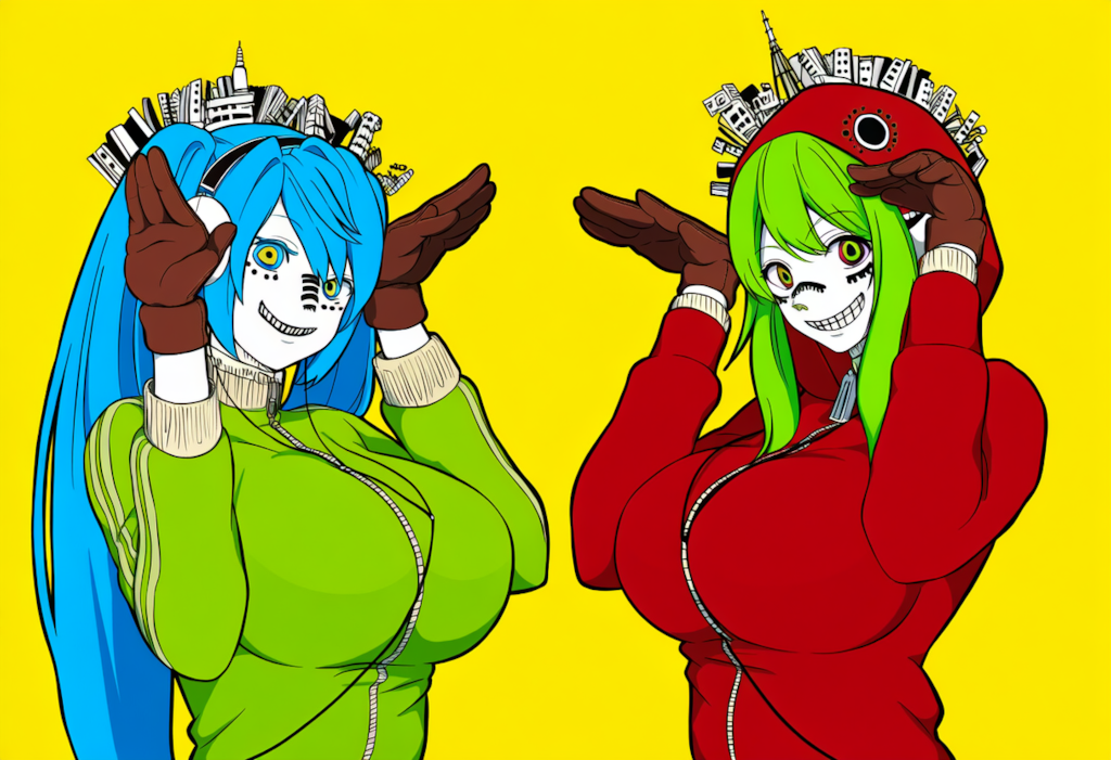 ボカロ　マトリョシカ　初音ミク　GUMI（爆乳版）