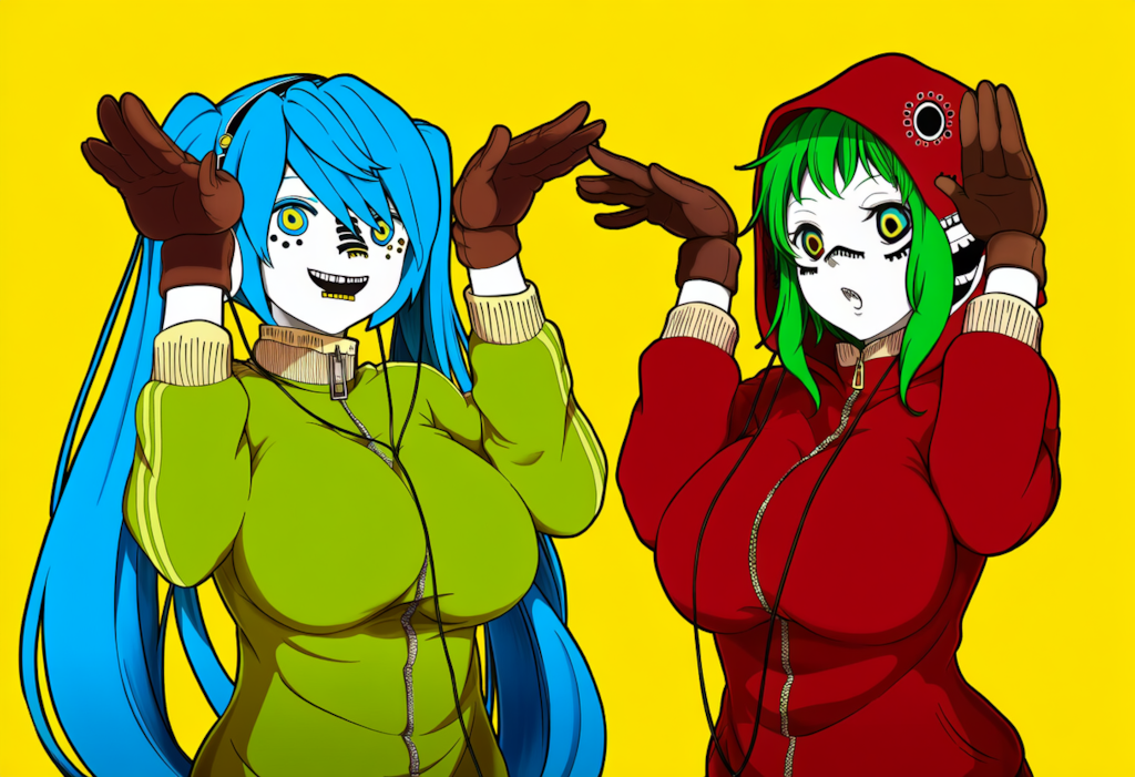 ボカロ　マトリョシカ　初音ミク　GUMI（爆乳版）
