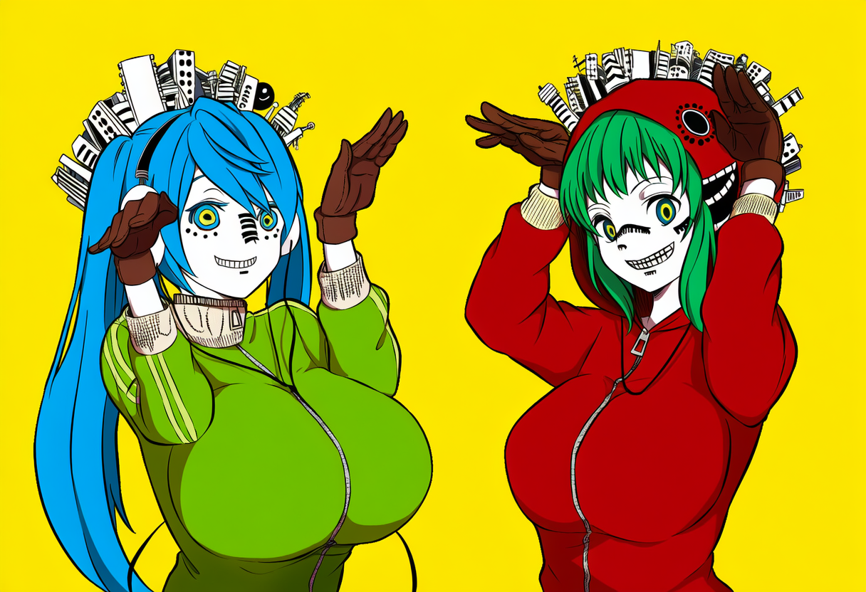 ボカロ　マトリョシカ　初音ミク　GUMI（爆乳版）