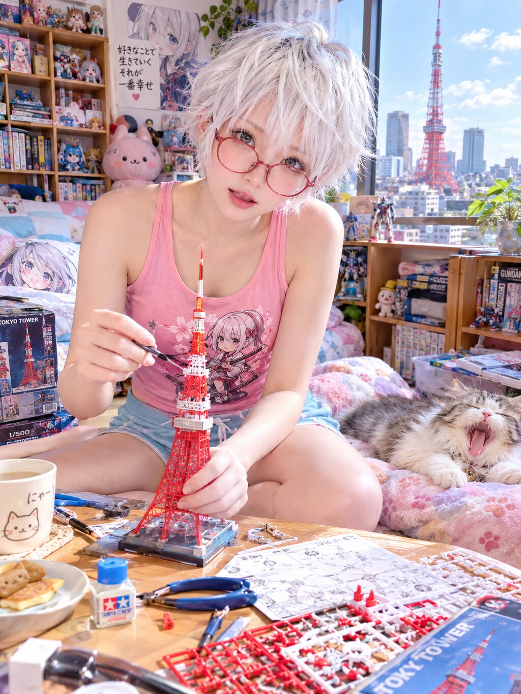 プラモを作る人