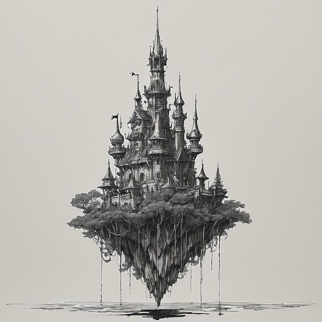 空想の空島 #2 | の人気AIイラスト・グラビア