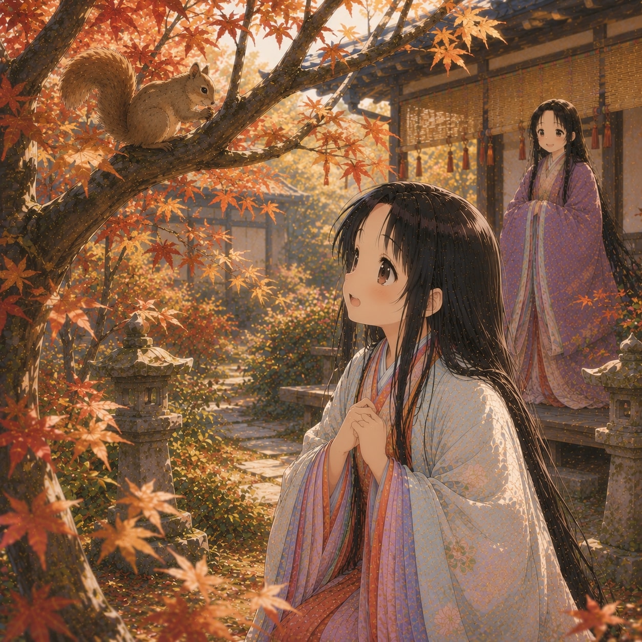 平安貴族幼女 | の人気AIイラスト・グラビア