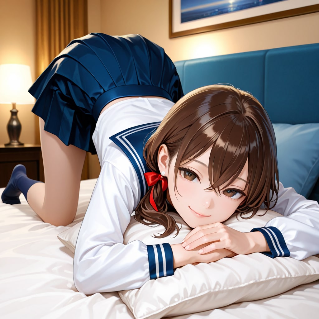 歩美 セーラー服 (17)