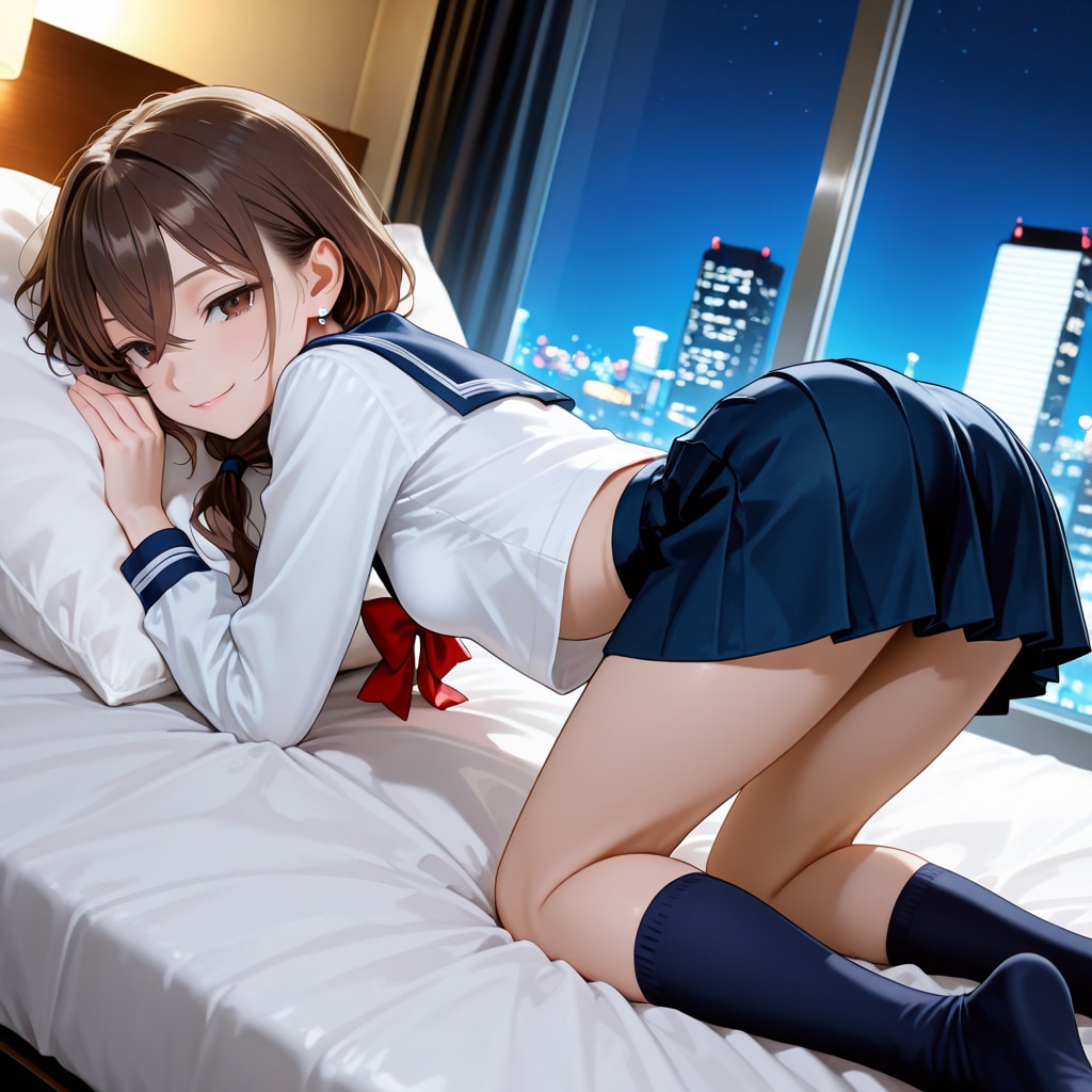 歩美 セーラー服 (17)