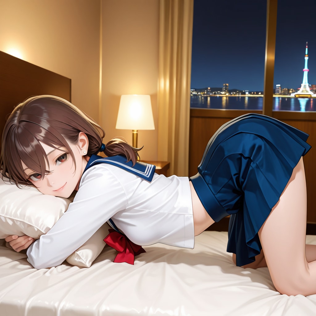 歩美 セーラー服 (17)