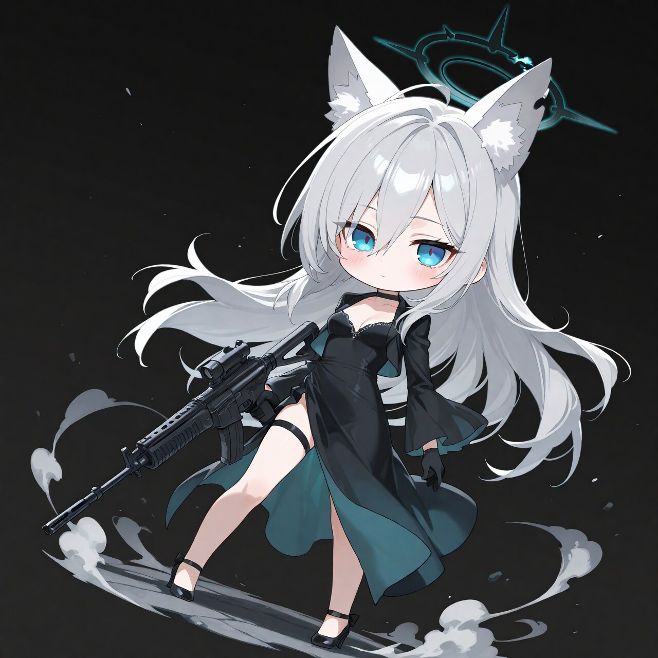 ちびシロコ＊テラー | の人気AIイラスト・グラビア