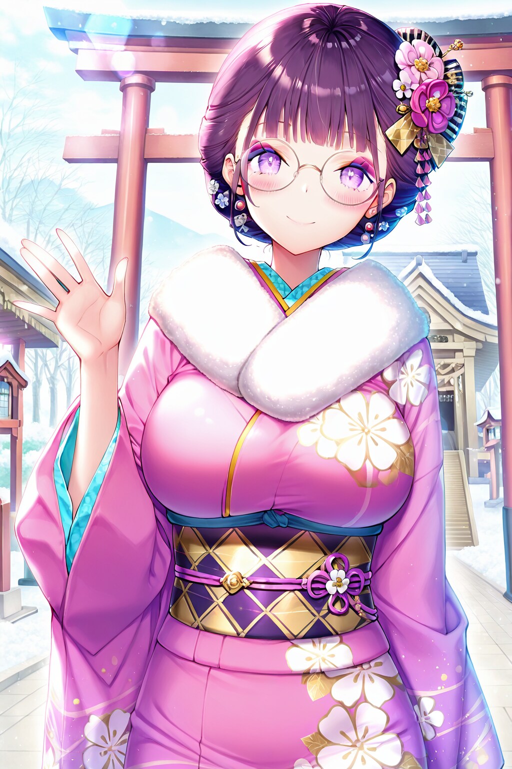 明けまして | の人気AIイラスト・グラビア