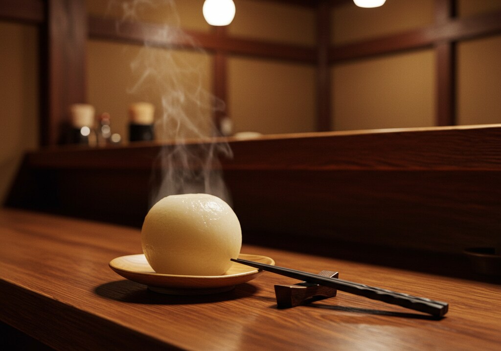 深夜食堂のお通しの揚げ出し豆腐とふろふき大根と株の田楽