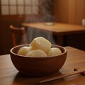 深夜食堂のお通しの揚げ出し豆腐とふろふき大根と株の田楽 2枚目