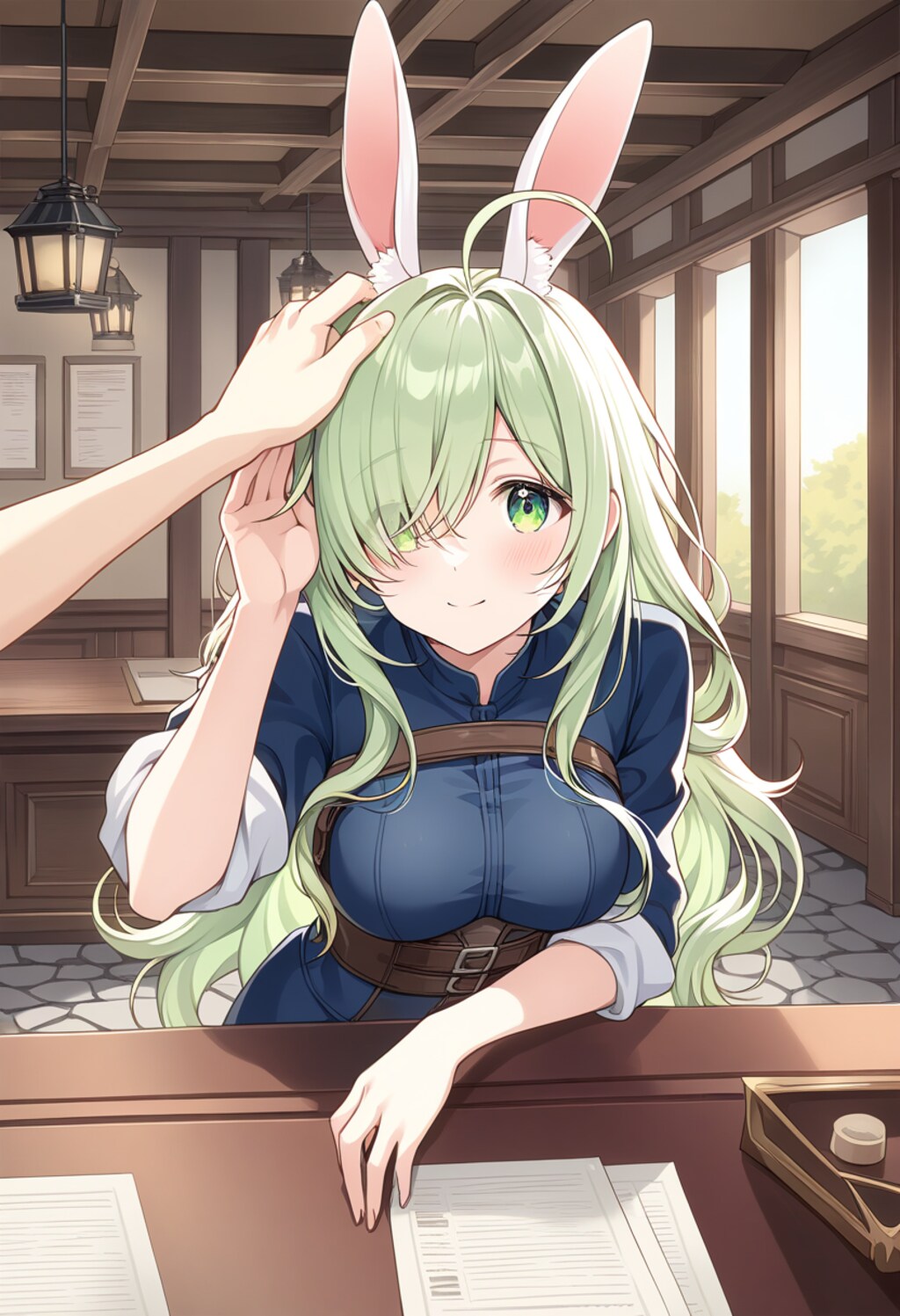 クラリディア(書類出来たー、なでてー)[days AI]