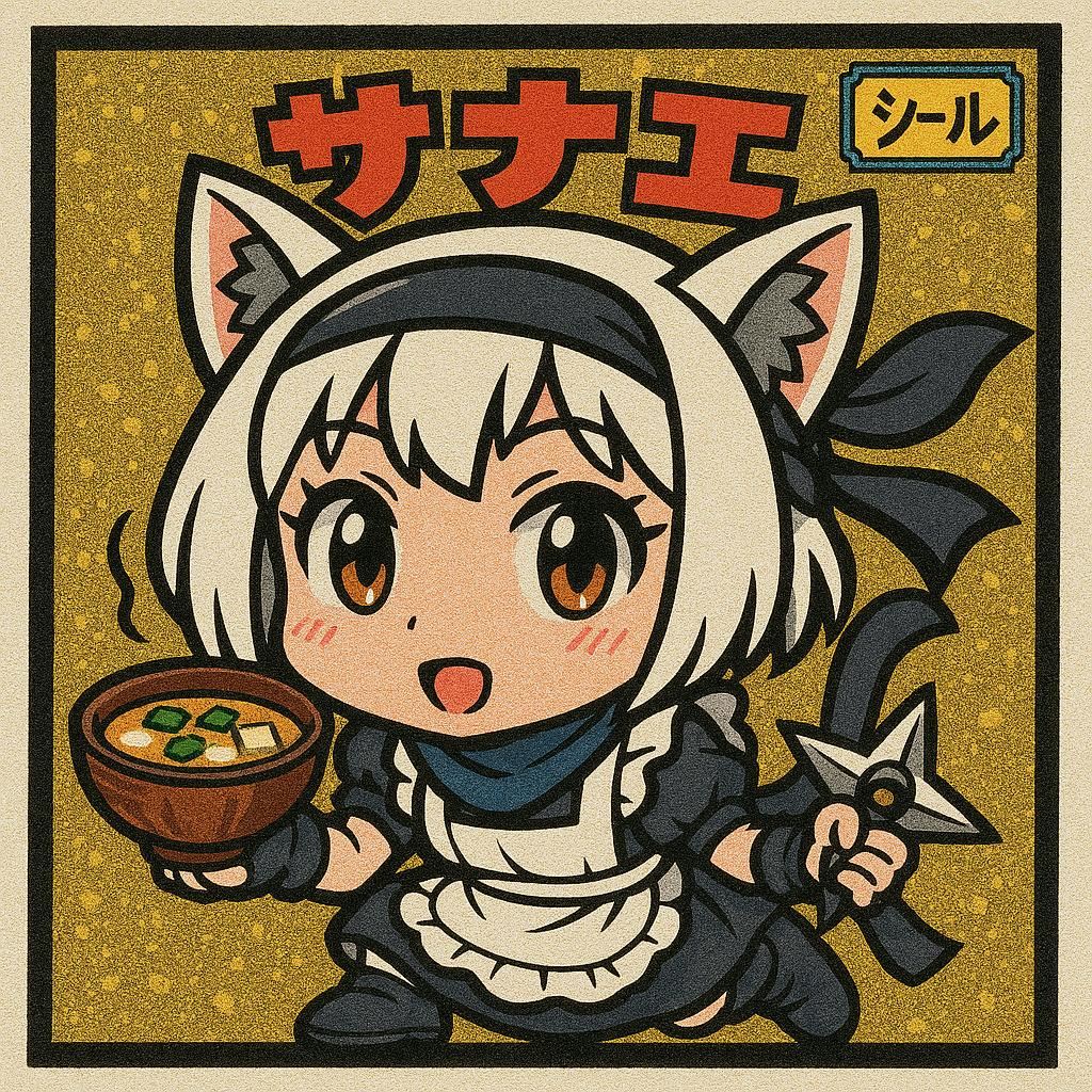 汁を持ったシール