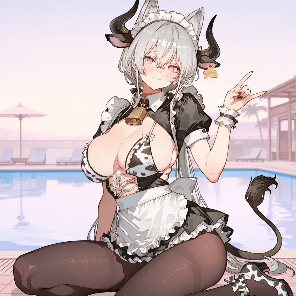 アプさん🐮柄メイドさん