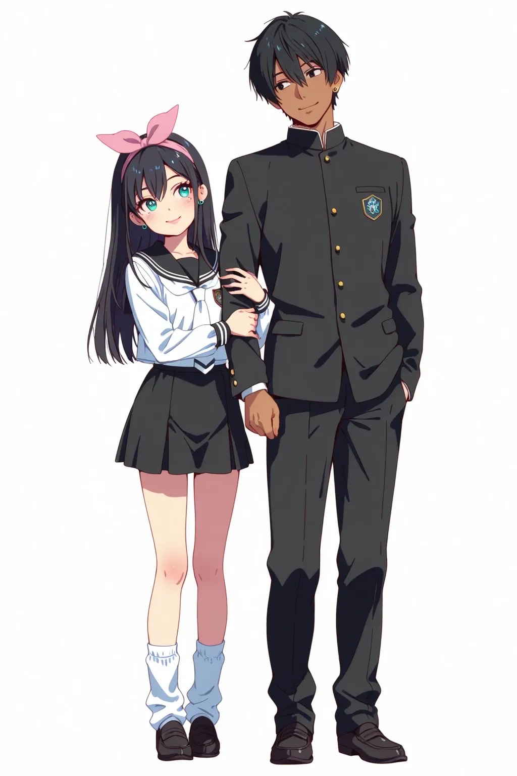 制服デート瑠璃海&地遥