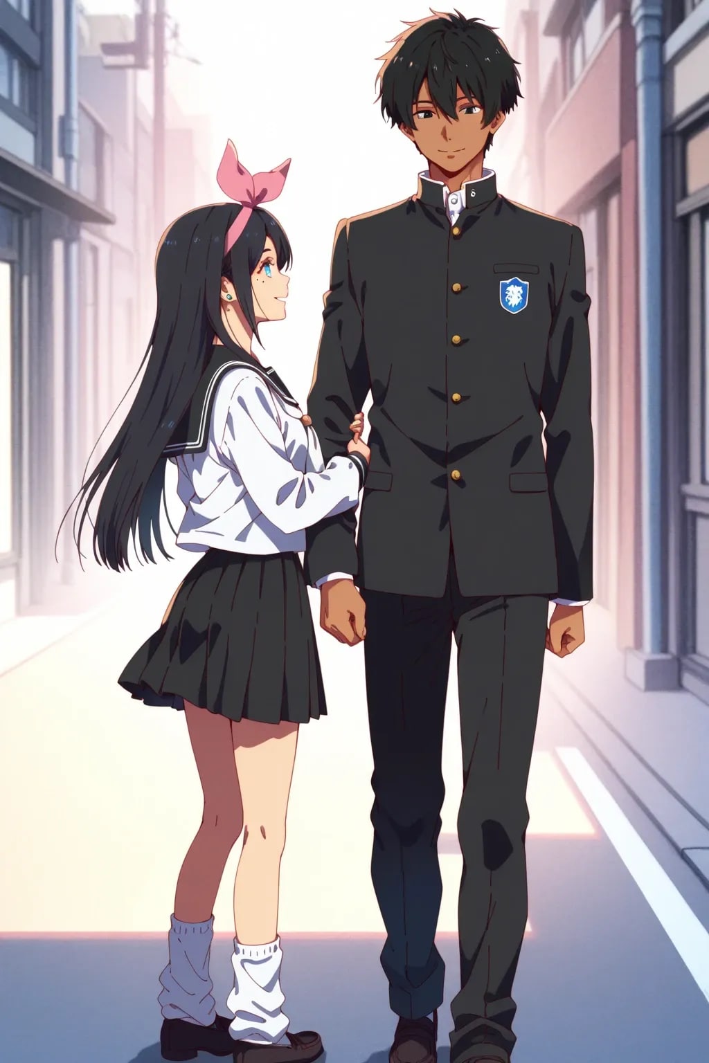 制服デート瑠璃海&地遥
