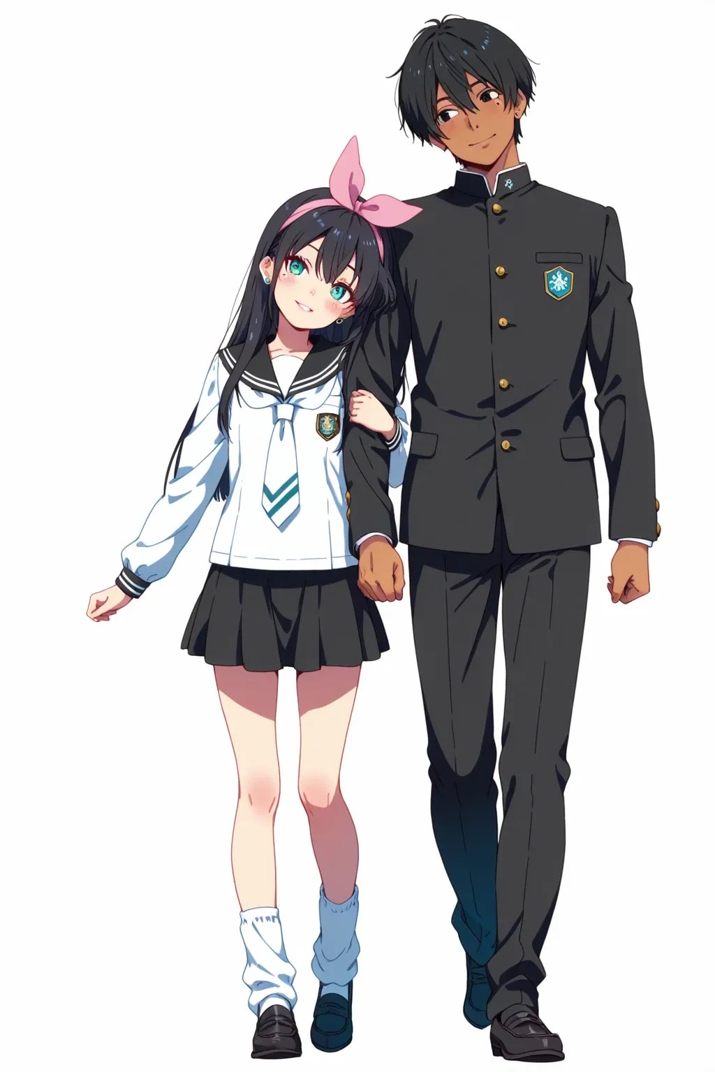 制服デート瑠璃海&地遥