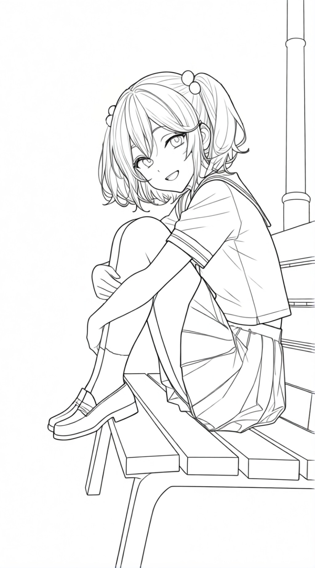 線画塗りその②