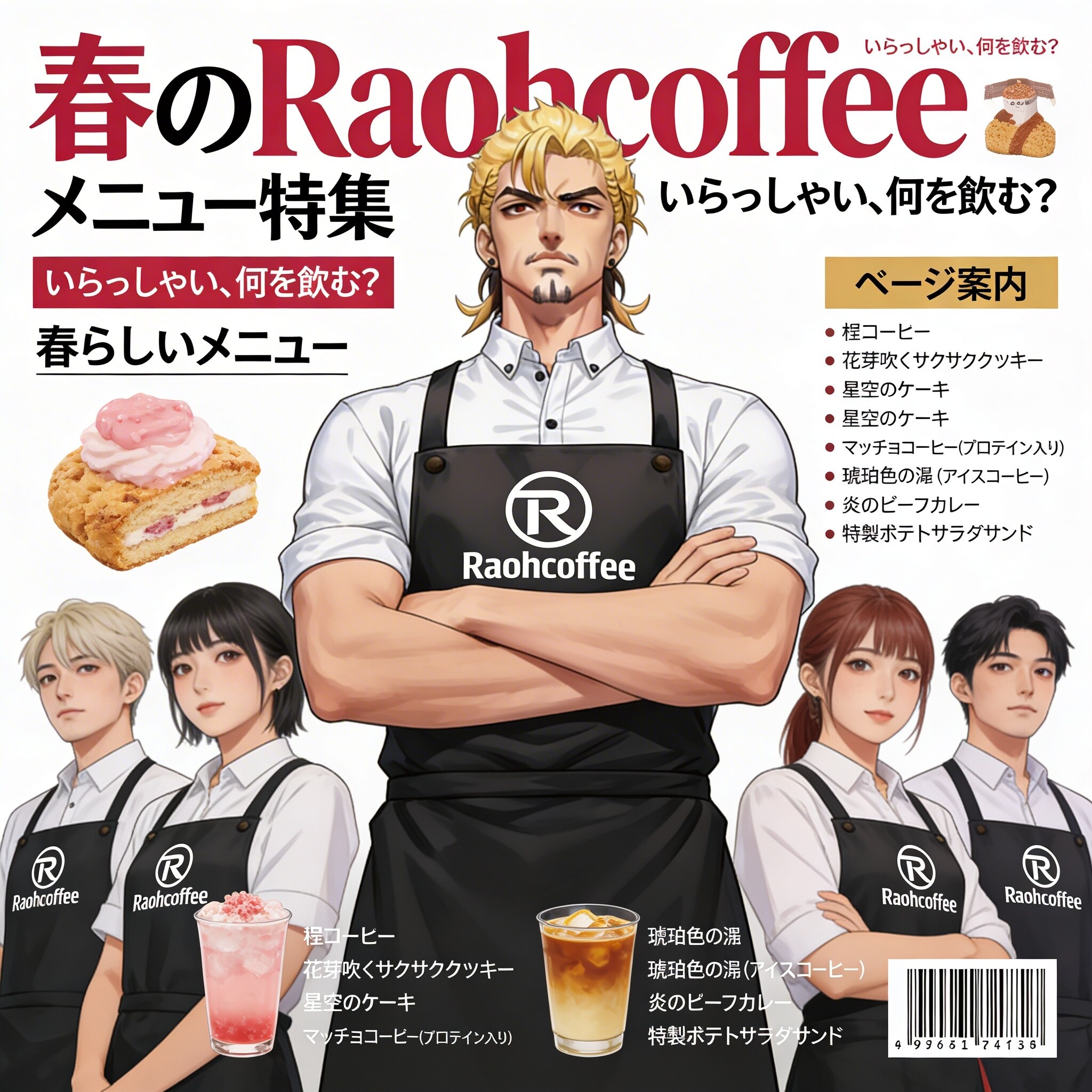 春のRaohcoffeeのメニュー特集
