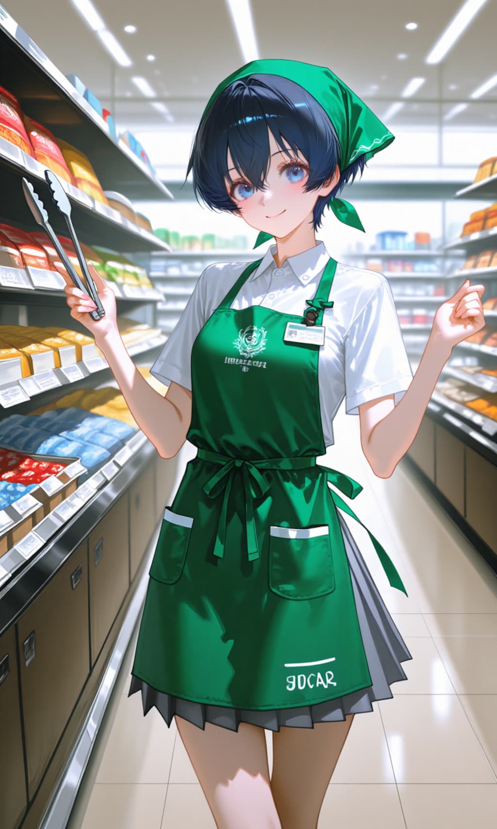 スーパーでバイトな柑菜ちゃん