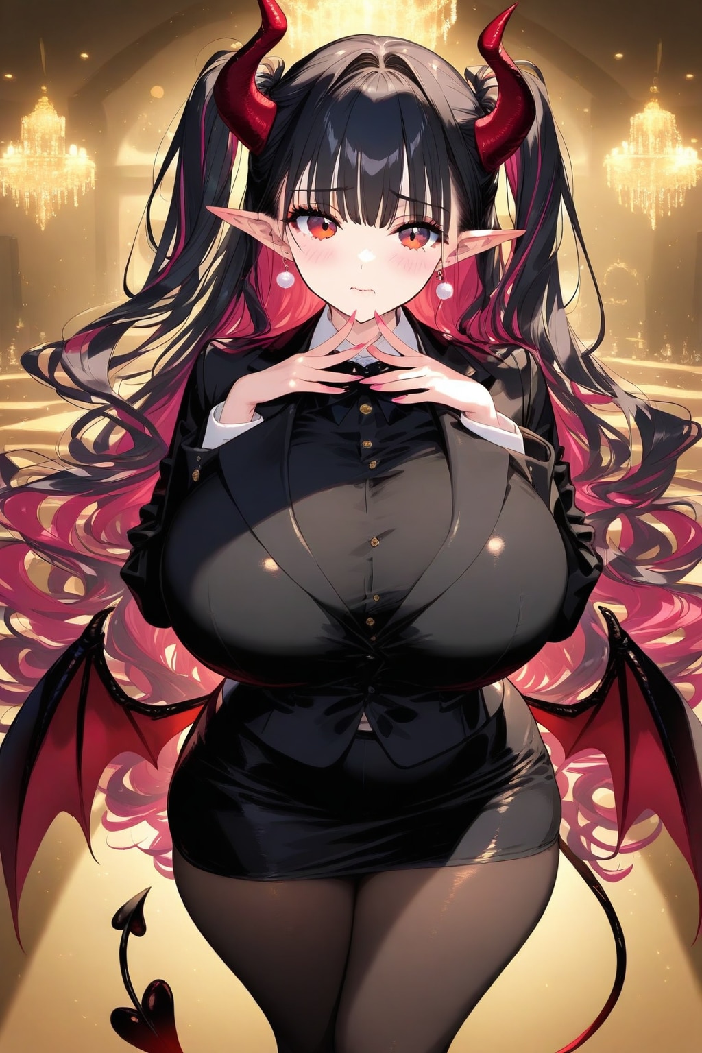 落ち着かないサキュバスちゃん