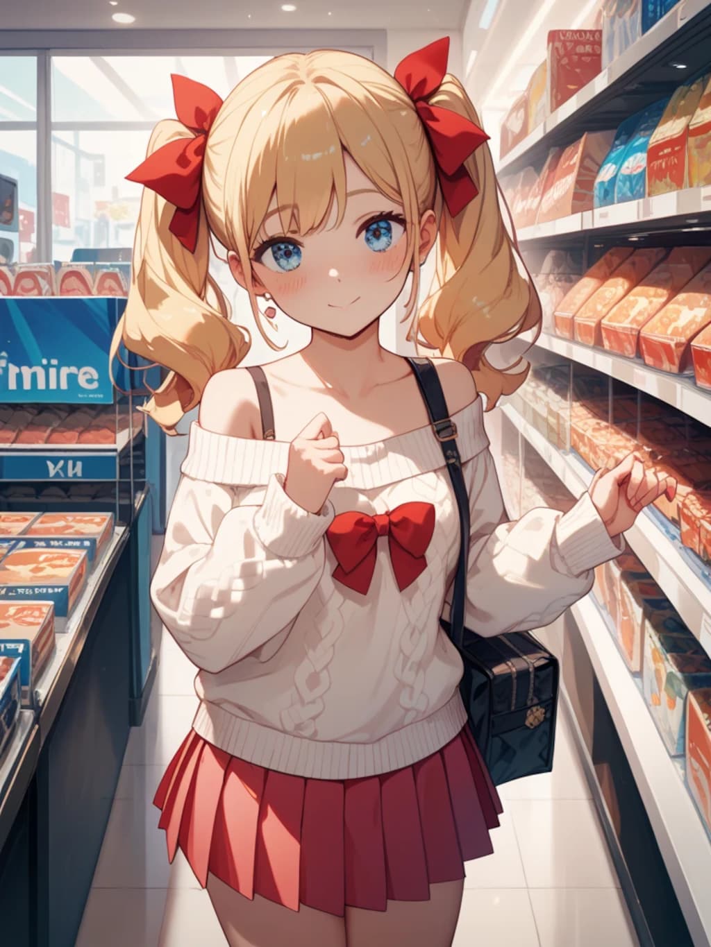 お店でお買い物