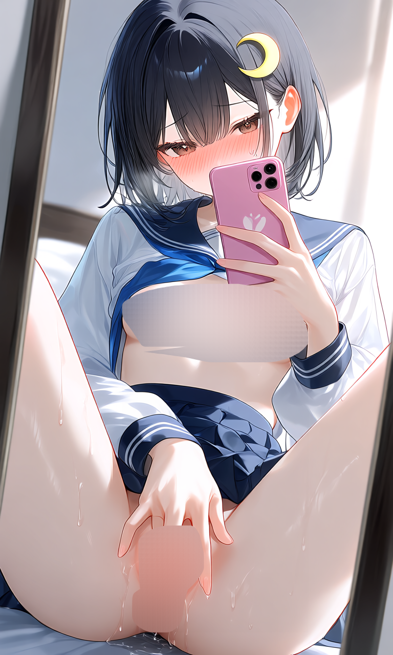 自撮りオナニーなアイドル