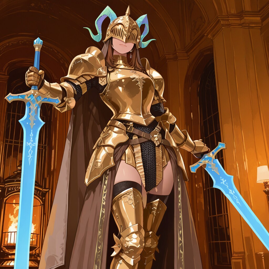 Gold knight