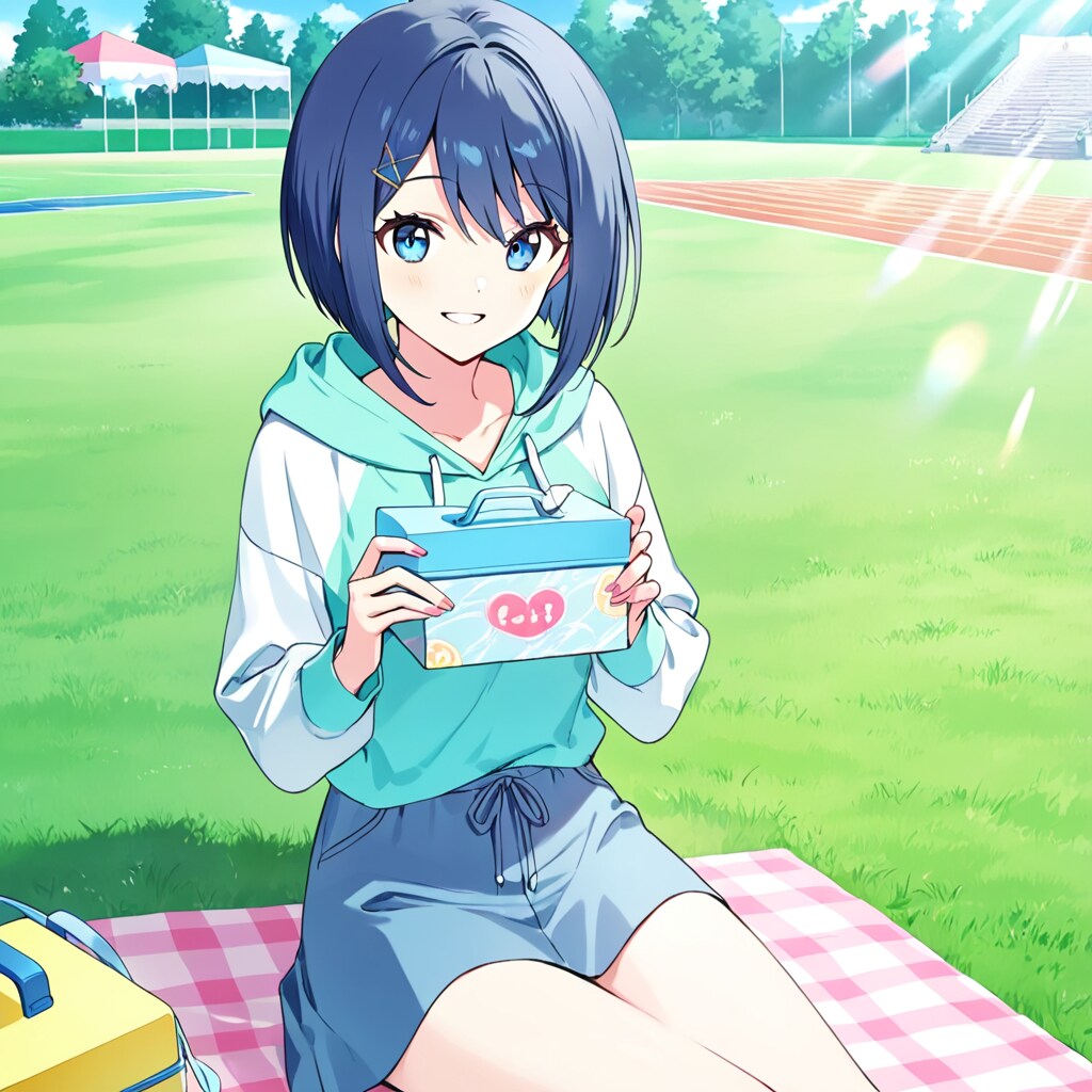 五月のピクニック昼休み | の人気AIイラスト・グラビア